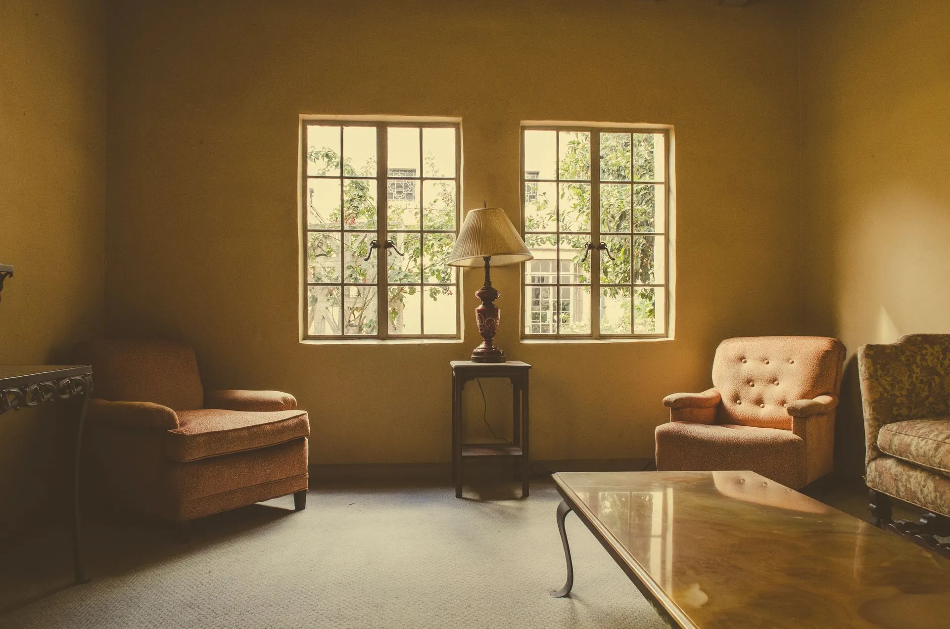 Salón antes de la reforma — fotografía ilustrativa